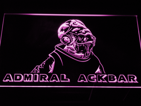 Star Wars Admiral Ackbar LED Neon Sign